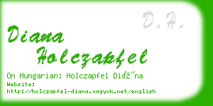 diana holczapfel business card